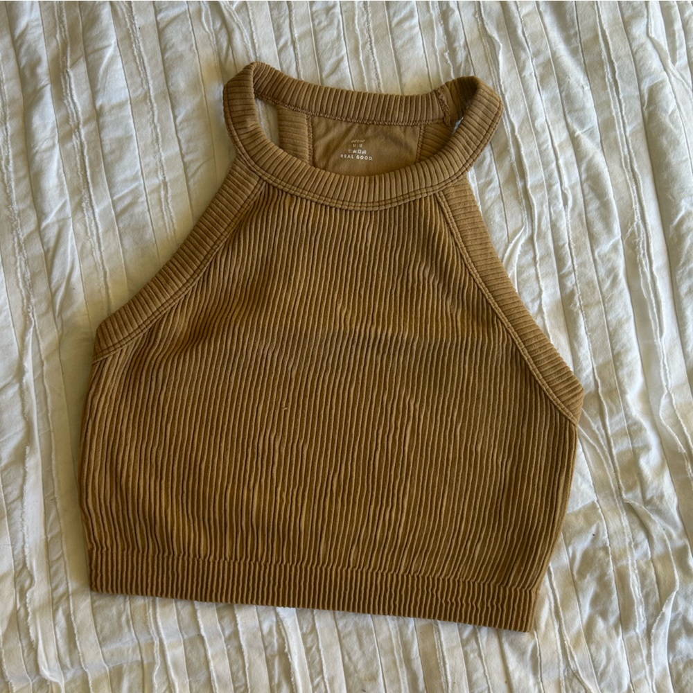 AERIE Superchill High Neck Tank Top